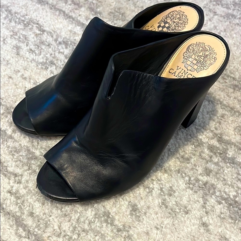 Vince Camuto Black Women's Mules
